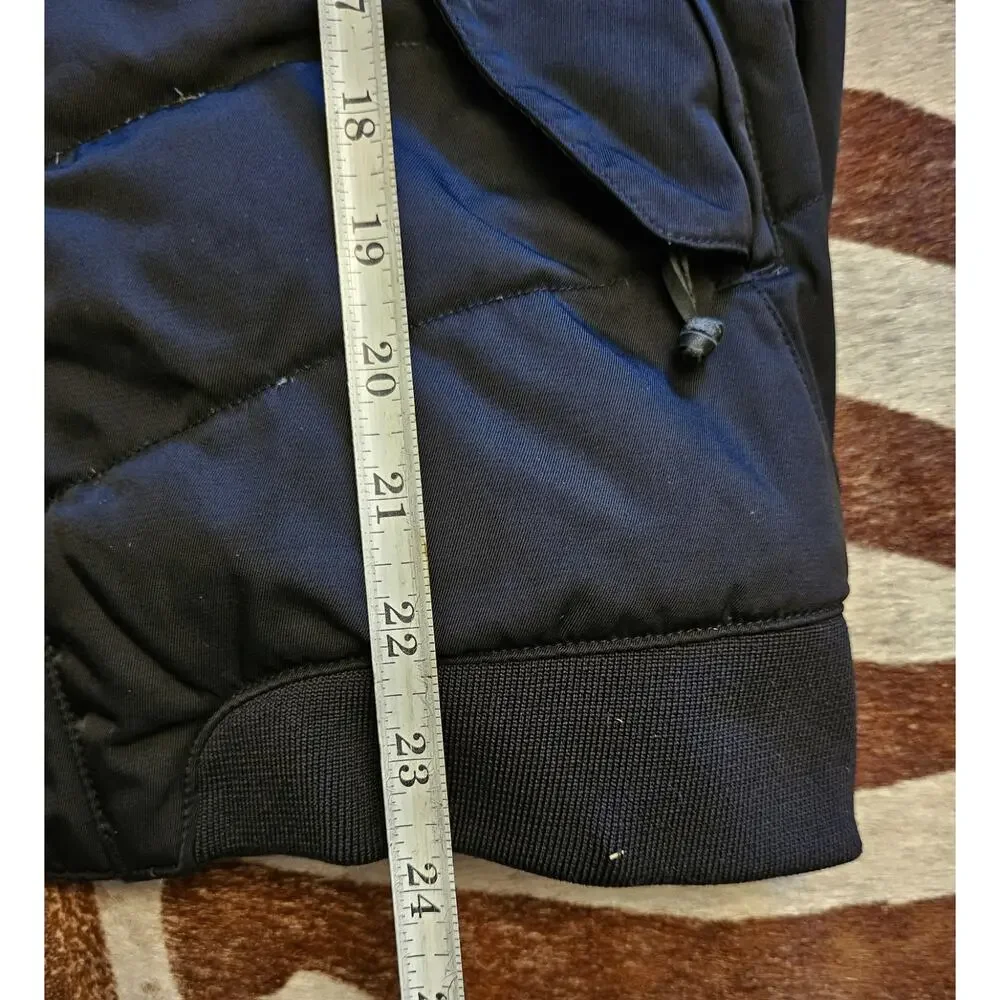 Men's Northface 600 Down RECCO Sz M Black Zippered Ski/Snow Jacket Puffer